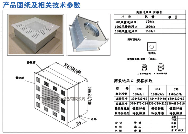 高效送風口設計方案 高效送風口設計方案